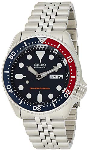 腕時計 セイコー メンズ SEIKO Men's SKX009K2 Diver's Analog Automatic Stainless Steel Watch