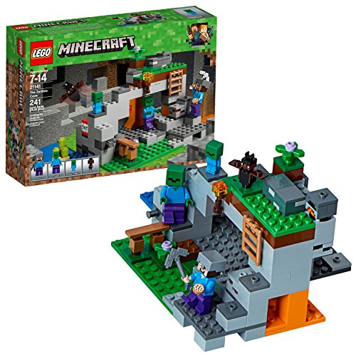 レゴ LEGO Minecraft The Zombie Cave 21141 Building Kit with Popular Minecraft Characters Steve and Zombie Fi