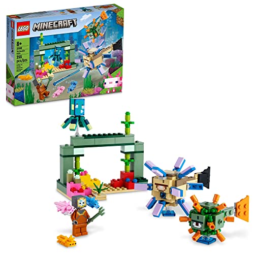 レゴ マインクラフト LEGO Minecraft The Guardian Battle Toy Building Set 21180 Underwater Ocean Theme