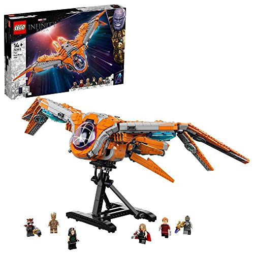 レゴ LEGO 76193 Marvel The Guardians' Ship Large Building Set, Avengers Spaceship Model with Thor & Star-L