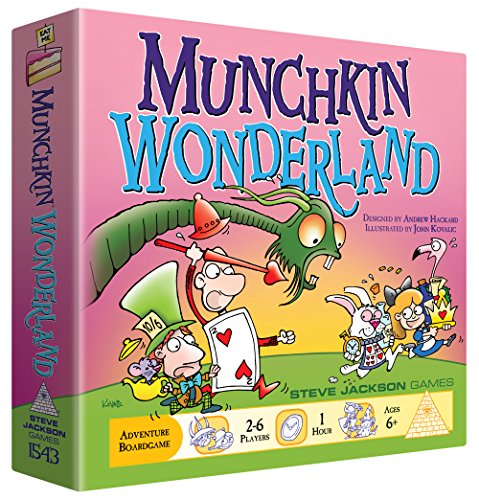 ボードゲーム 英語 アメリカ Munchkin Wonderland Board Game Family Board and Card Game for Adult