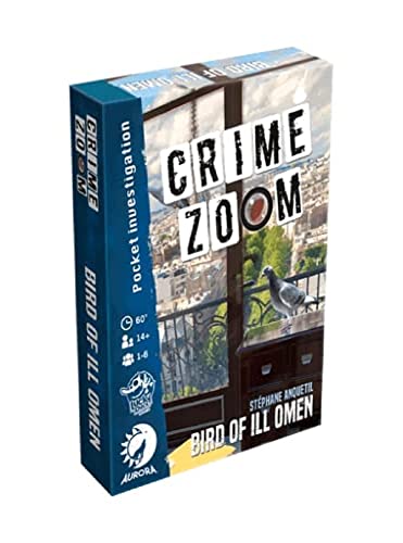 ボードゲーム 英語 アメリカ Lucky Duck Games Crime Zoom: Bird of Ill Omen - Engaging Detective Card