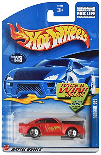 ホットウィール マテル ミニカー Hot Wheels Porsche 959, [red] #148