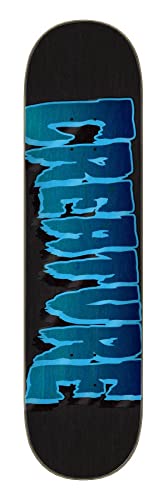 デッキ スケボー スケートボード CREATURE Skateboard Deck - Logo Outline Stumps/Black/Blue - 8.00i