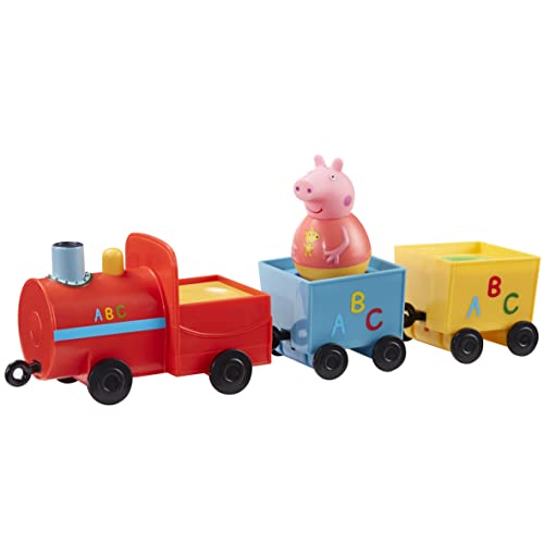 Peppa Pig ペッパピッグ アメリカ直輸入 Peppa Pig Weebles Pull Along Wobbily Train, First peppa pig