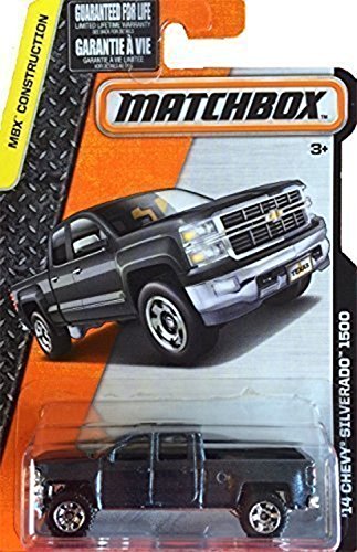 マッチボックス マテル ミニカー Matchbox, 2016 MBX Construction, 2014 Chevy Silverado 1500 [Dark