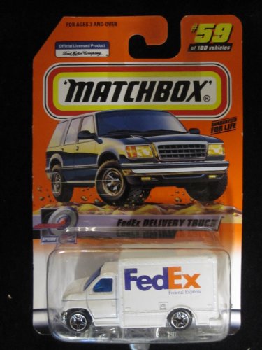マッチボックス マテル ミニカー Matchbox FedEx Delivery Truck Speedy Delivery Series #59