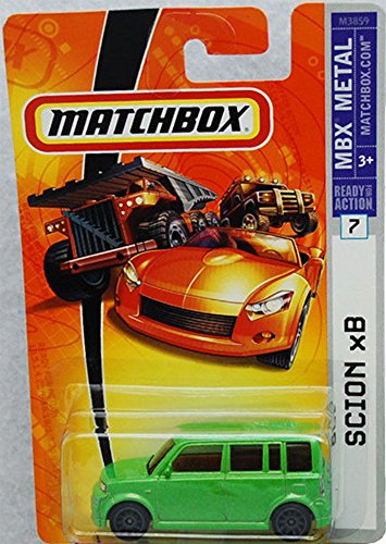 マッチボックス マテル ミニカー Matchbox Scion XB Green - Black Wheel #7 1/64 Scale Collector