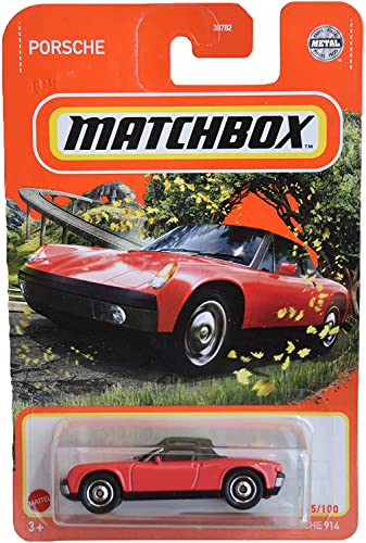 マッチボックス マテル ミニカー Matchbox '71 Porsche 914, [red] 45/100