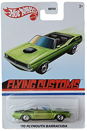 ホットウィール マテル ミニカー Hot Wheels '70 Plymouth Barracuda, [Green] Flying Customs
