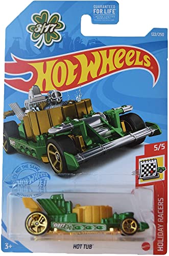 ホットウィール マテル ミニカー Hot Wheels Hot Tub - Holiday Racers 5/5 - Green