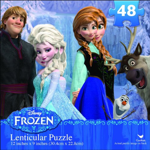 アナと雪の女王 アナ雪 ディズニープリンセス Disney FROZEN 3D RARE 48 piece puzzle lenticula