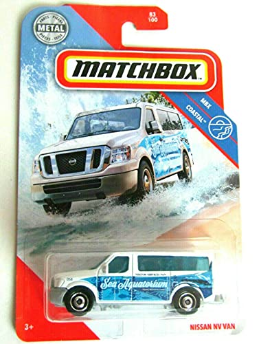マッチボックス マテル ミニカー Matchbox Nissans NV Van, MBX Coastal 83/100 White