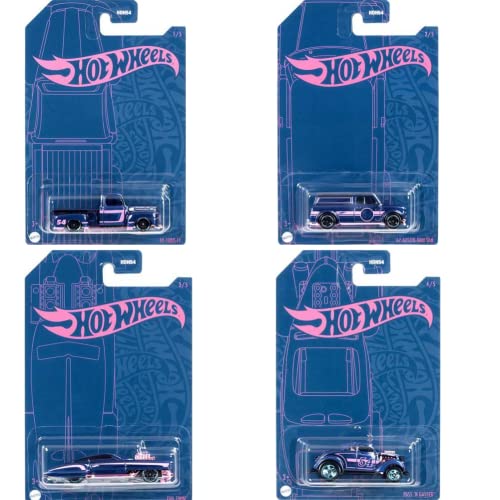 ホットウィール マテル ミニカー Hot Wheels 2022 Pink and Blue Series 54th Anniversary Partial Set