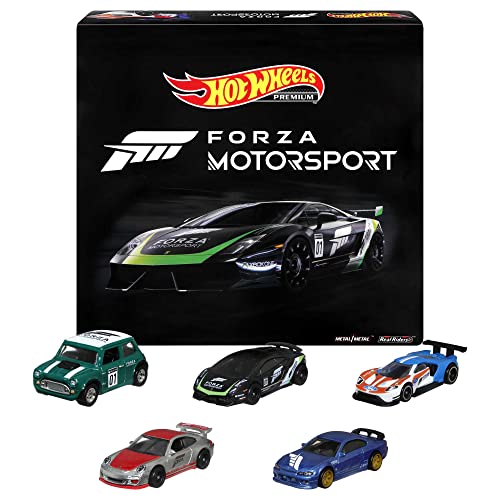 ホットウィール マテル ミニカー Hot Wheels Forza 5-Pack of Toy Video Game Race Cars, 1:64 Scale w
