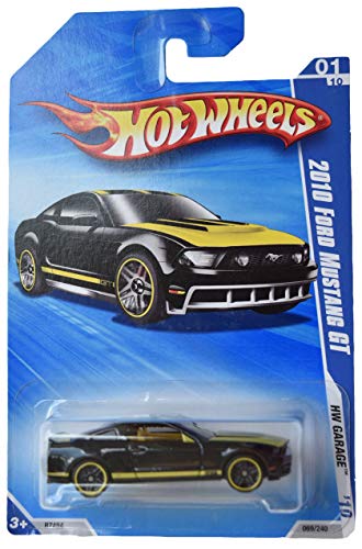 ホットウィール マテル ミニカー Hot Wheels 2010 Ford Mustang GT 69/240, Black