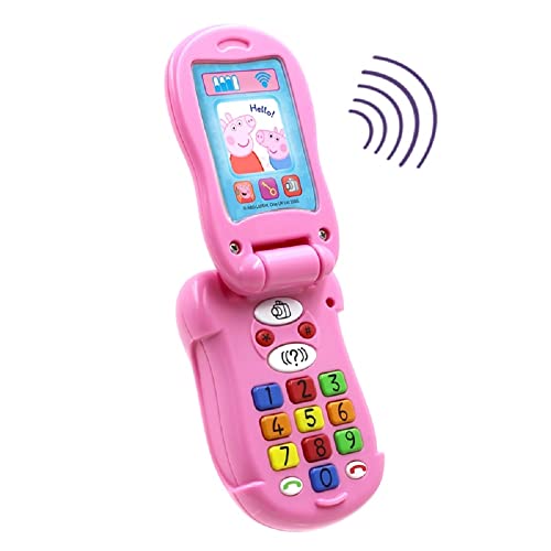 Peppa Pig ペッパピッグ アメリカ直輸入 Peppa Pig PP06 Peppa's Flip & Learn Toy Phone for Kids-Inte