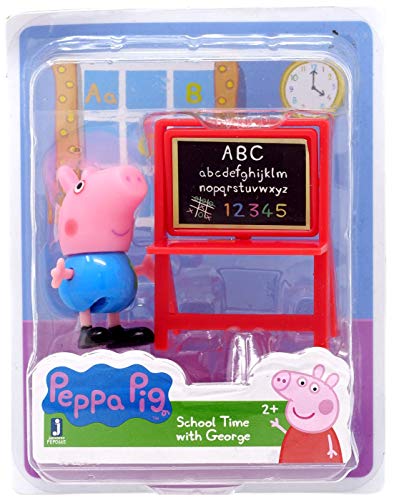 Peppa Pig ペッパピッグ アメリカ直輸入 Peppa Pig - School Time with George Character Figure with C