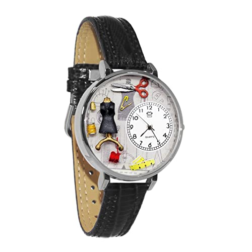 腕時計 気まぐれなかわいい プレゼント Whimsical Gifts Fashion Design Sewing Watch in Silver La