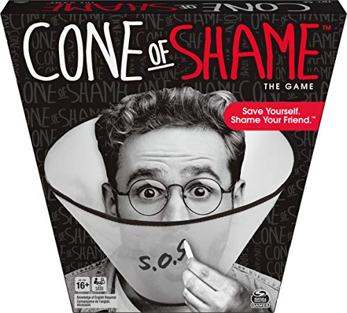 ボードゲーム 英語 アメリカ Spin Master Cone of Shame, Guessing Party Game, for Adults and Teens Ag