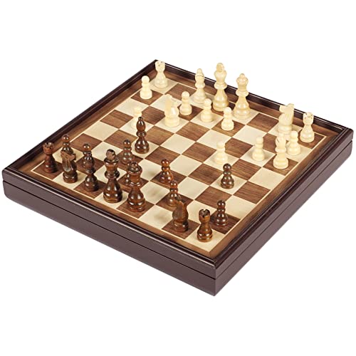 ボードゲーム 英語 アメリカ Legacy Deluxe Chess & Checkers Set, Classic Two Player Game Includes Fo