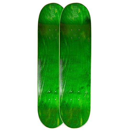 デッキ スケボー スケートボード Cal 7 Blank Maple Skateboard Decks Two Pack (Green, 7.75 inch)