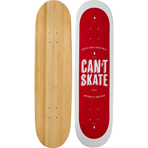 デッキ スケボー スケートボード Bamboo Skateboards Can't Skate Graphic Skateboard Deck, 8.25 x 3