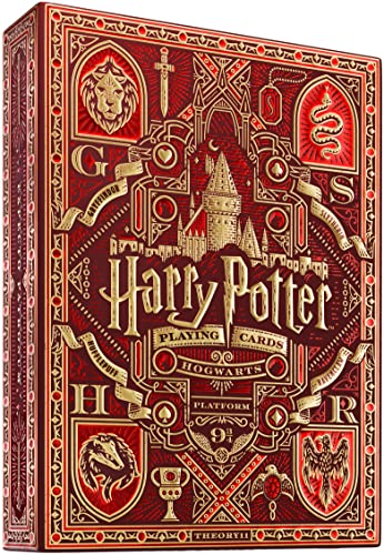 ハリー・ポッター アメリカ直輸入 おもちゃ theory11 Harry Potter Playing Cards - Red (Gryffin