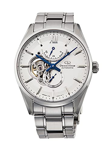 腕時計 オリエント メンズ Orient Star Men Classic Automatic White Dial Watch RE-HJ0001S Blue