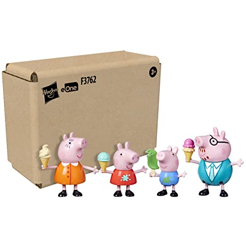 Peppa Pig ペッパピッグ アメリカ直輸入 Peppa Pig Family Ice Cream Adventure - 4-Pack Toy Figures w