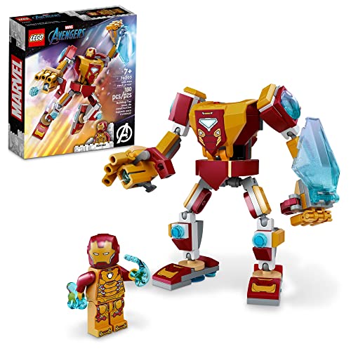 レゴ LEGO Marvel Iron Man Mech Armor 76203 Building Kit; Collectible Mech and Minifigure for Iron Man Fans A