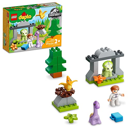 レゴ デュプロ LEGO DUPLO Jurassic World Dinosaur Nursery Toys 10938 - Featuring Baby Triceratops Figure,