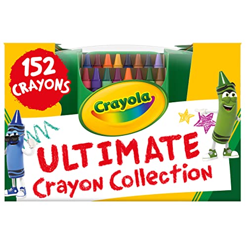 クレヨラ アメリカ 海外輸入 Crayola Ultimate Crayon Box Collection (152ct), Bulk Kids Crayon Caddy,
