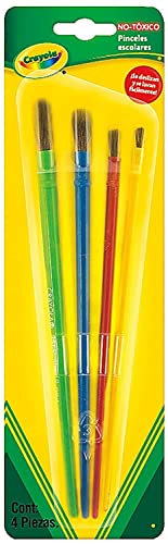 クレヨラ アメリカ 海外輸入 Crayola Paint Assorted Brushes 4 ea