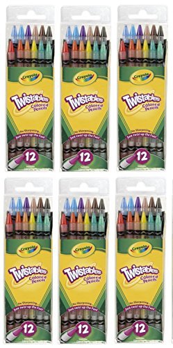 クレヨラ アメリカ 海外輸入 Crayola Twistables Colored Pencils, No Sharpening Needed, 12 Count (Pac