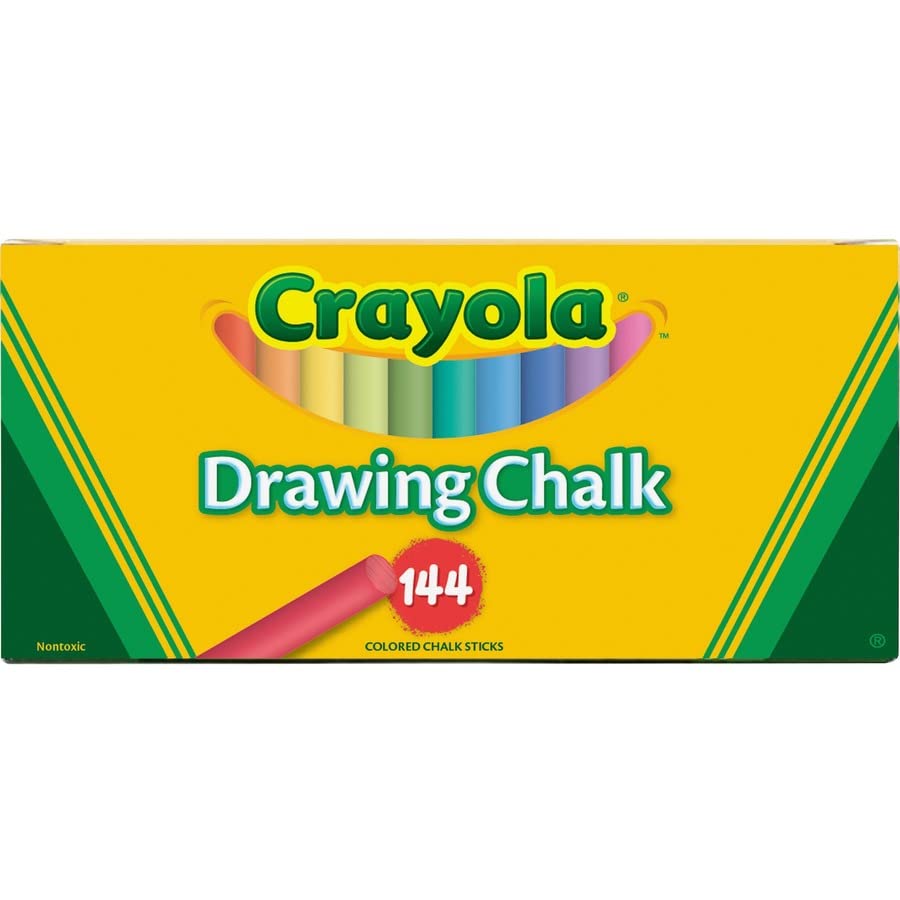 クレヨラ アメリカ 海外輸入 Crayola Colorful Drawing Chalk - 144 Colored Chalk Sticks