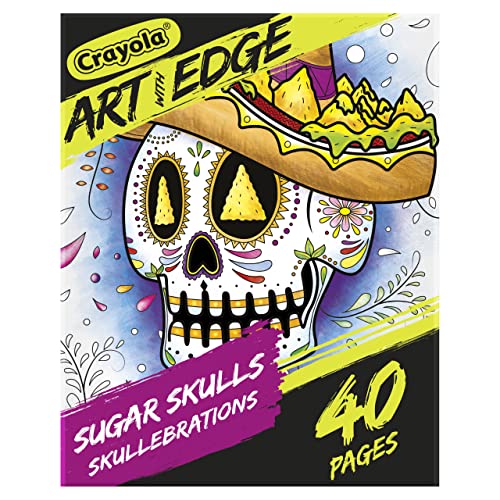 クレヨラ アメリカ 海外輸入 Crayola Sugar Skulls Coloring Book, Volume 3, Teen Coloring, (Page Coun