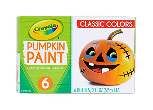 クレヨラ アメリカ 海外輸入 Crayola Pumpkin Paint Kit, Acrylic Paints in Classic Colors, Halloween