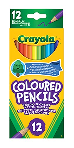 クレヨラ アメリカ 海外輸入 CRAYOLA Colouring Pencils - Assorted Colours (Pack of 12) A Must-Have