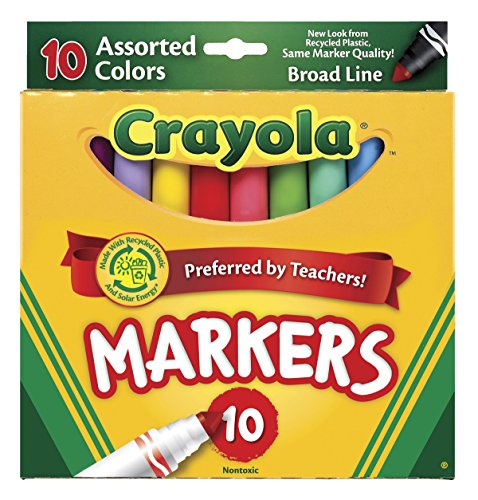 クレヨラ アメリカ 海外輸入 6 Pack Broad Line 10-Color Marker Set (Product Catalog: Writing & Drawi