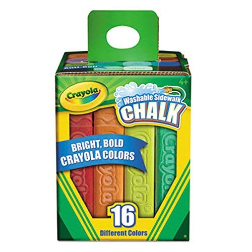 クレヨラ アメリカ 海外輸入 Crayola Washable Sidewalk Chalk 16CT