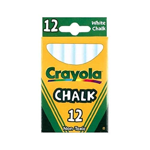 クレヨラ アメリカ 海外輸入 Crayola White Chalk 12 Ea (Pack of 7)