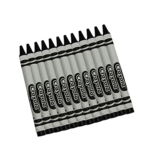 クレヨラ アメリカ 海外輸入 Crayola Single Color Crayon, 12 Count Box, Black; no. BIN83651