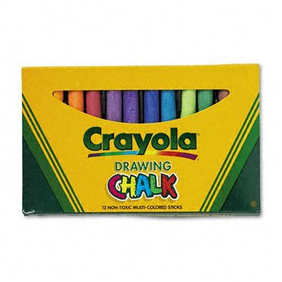 クレヨラ アメリカ 海外輸入 Crayola: Colored Drawing Chalk, Assorted Colors 12 Sticks per Set -:-
