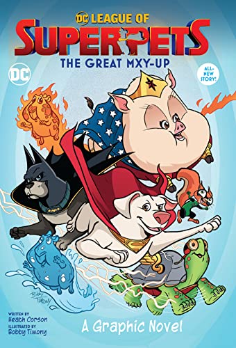 海外製漫画 知育 英語 DC League of Super-Pets: The Great Mxy-up