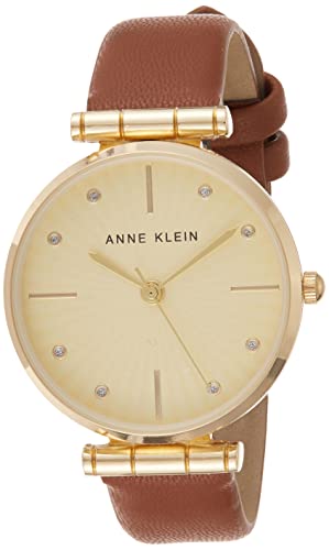 腕時計 アンクライン レディース Anne Klein Women's Glitter Accented Strap Watch