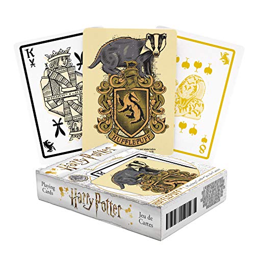 ハリー・ポッター アメリカ直輸入 おもちゃ AQUARIUS Harry Potter Playing Cards - Hufflepuff T