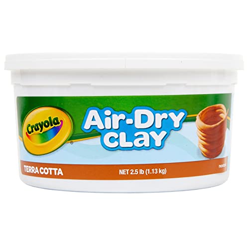 クレヨラ アメリカ 海外輸入 Crayola Air Dry Clay, Terra Cotta No Bake Modeling Clay for Kids, 2.5lb