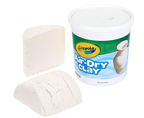 クレヨラ アメリカ 海外輸入 Crayola Air Dry Clay, White, 5Lb Bucket, No Bake Clay for Kids, Gift