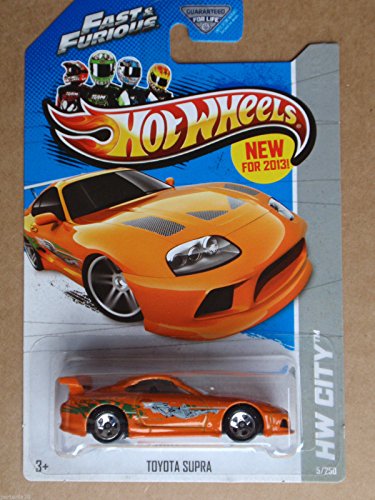 ホットウィール マテル ミニカー Hot Wheels Toyota Supra 5 250 HW City Orange Fast Furious